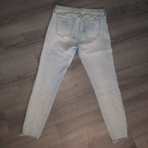Pacsun Light Washed Distressed Ankle Jeggings - Picture 5 of 5